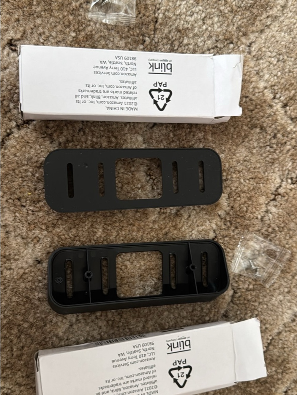 Blink Black Wall-Mount Organizer Plate - Black